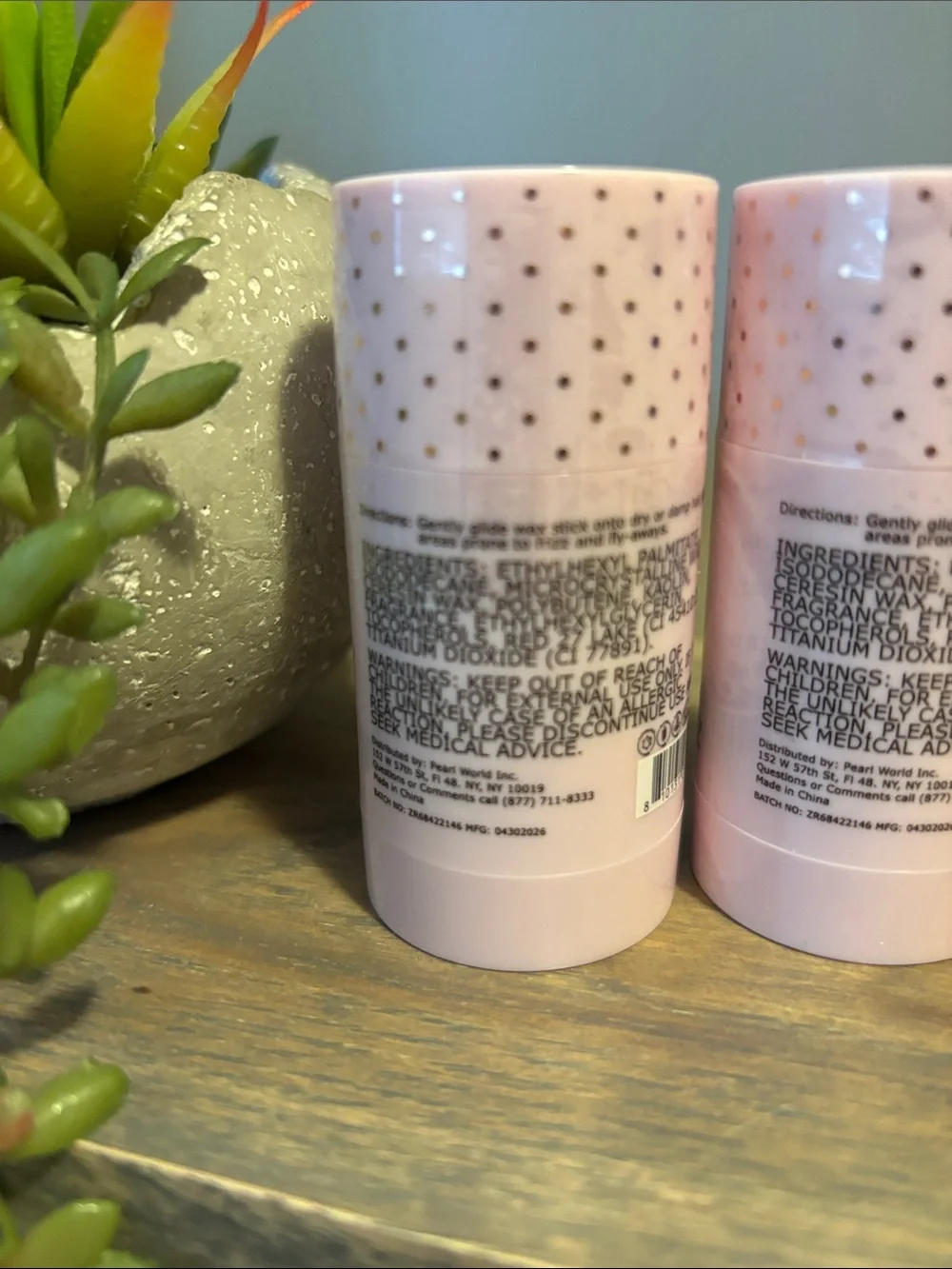 Amber glow Hair Wax Slick Stick